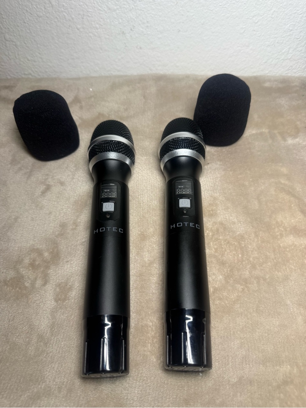 Hotec UHF Wireless Microphones set- Black